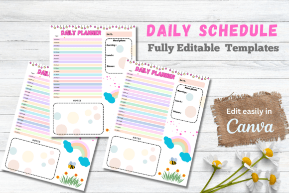 Download Editable Daily Schedule Template - Editable Collection