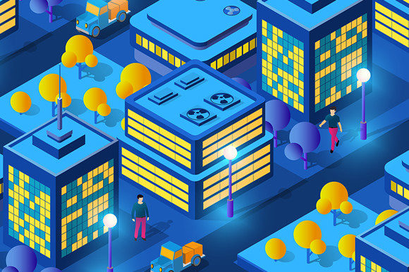 Download Isometric Ultra City Concept - Ultra Collection