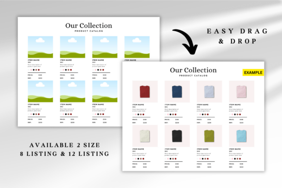 Download Editable Line Sheet Templates - Editable Collection