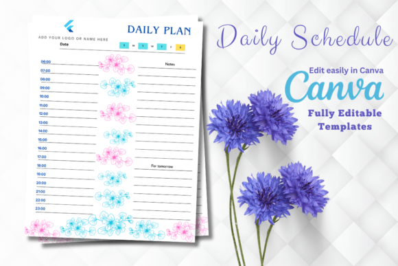 Download Editable Daily Schedule Template - Editable Collection
