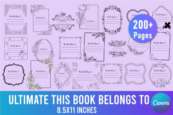 Download Editable Ultimate This Book Belongs to - Editable Collection