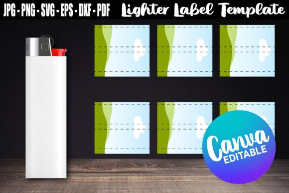 Download Lighter Label Canva Template Editable - Editable Collection