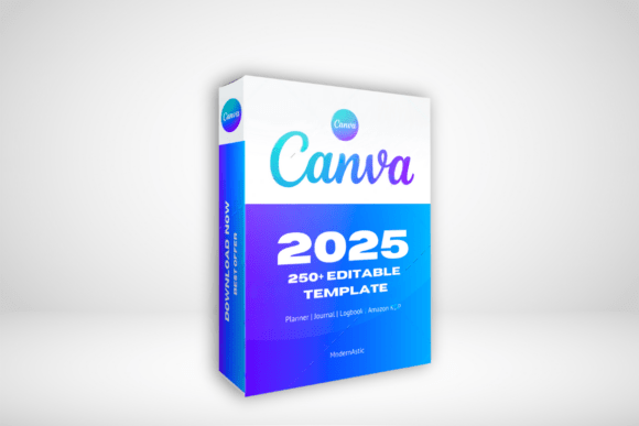 Download 250+ Editable Canva Templates | KDP 2025 - Editable Collection