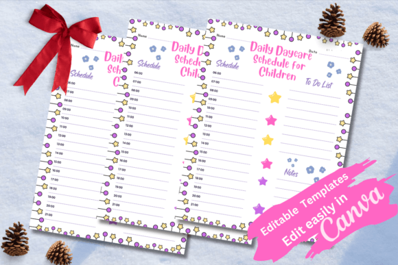 Download Editable Daily Schedule Template - Editable Collection