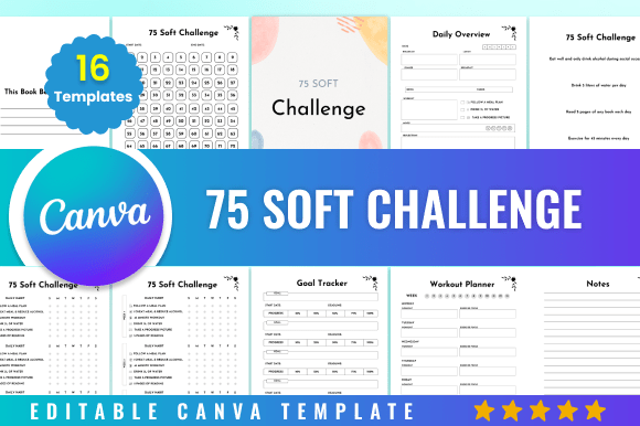 Download Editable 75 Soft Challenge Kdp Canva - Editable Collection