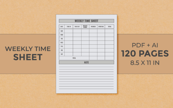 Download Weekly Timesheet Editable Kdp Interior - Editable kdp interior Collection