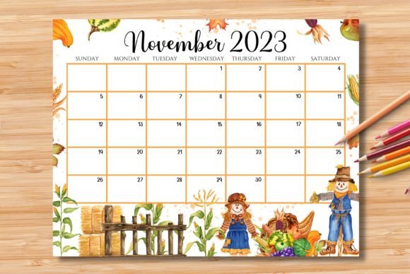 Download Editable/Fillable November 2023 Calendar - Editable Collection
