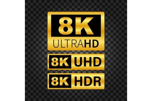 Download 8K Ultra HD Label. High Technology. LED - Ultra Collection