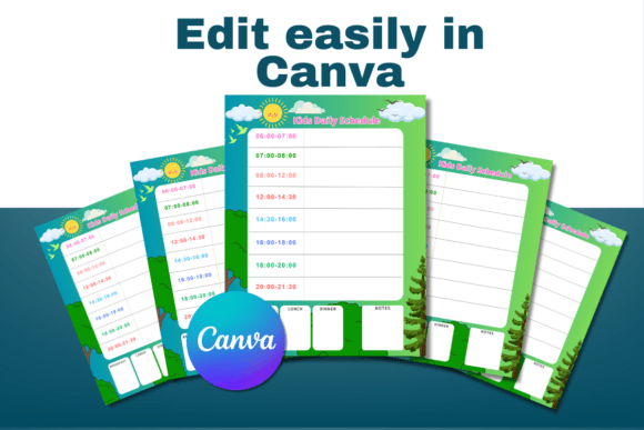 Download Editable Daily Schedule Template - Editable Collection